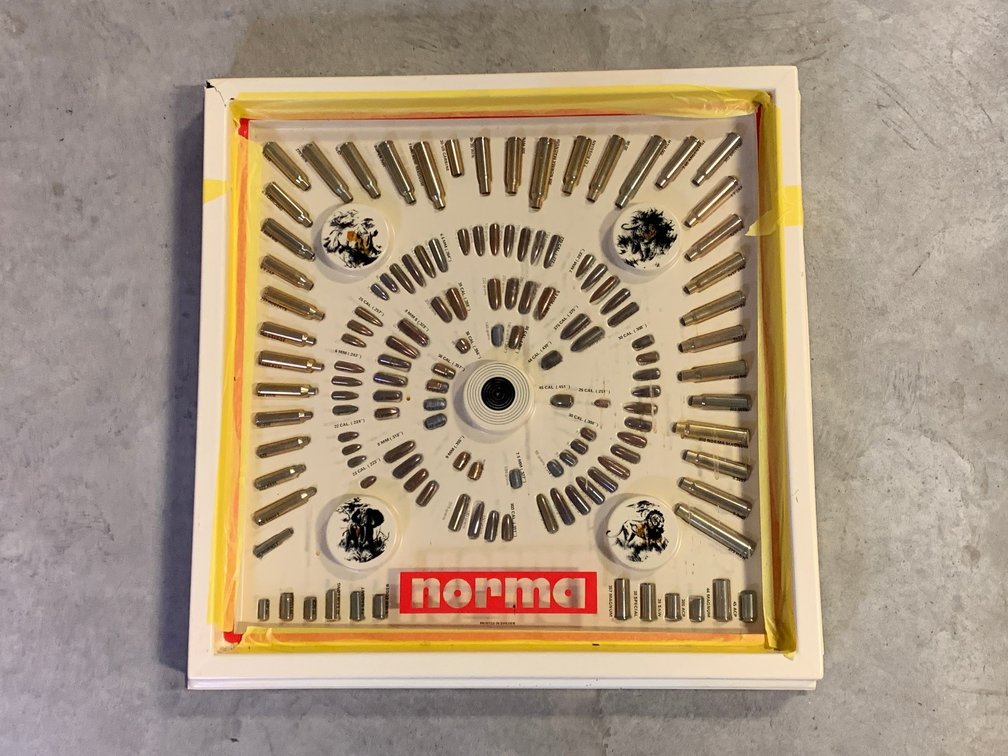 [3459]  Norma Bullet Display - Bullets and Cases