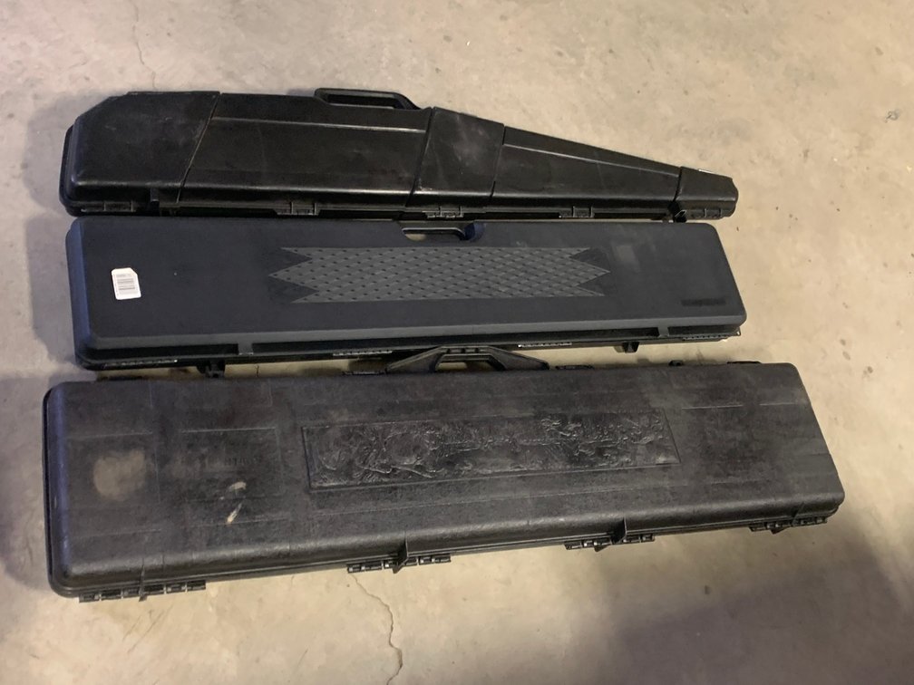 [3342]  Three Hard Side Long Gun Cases