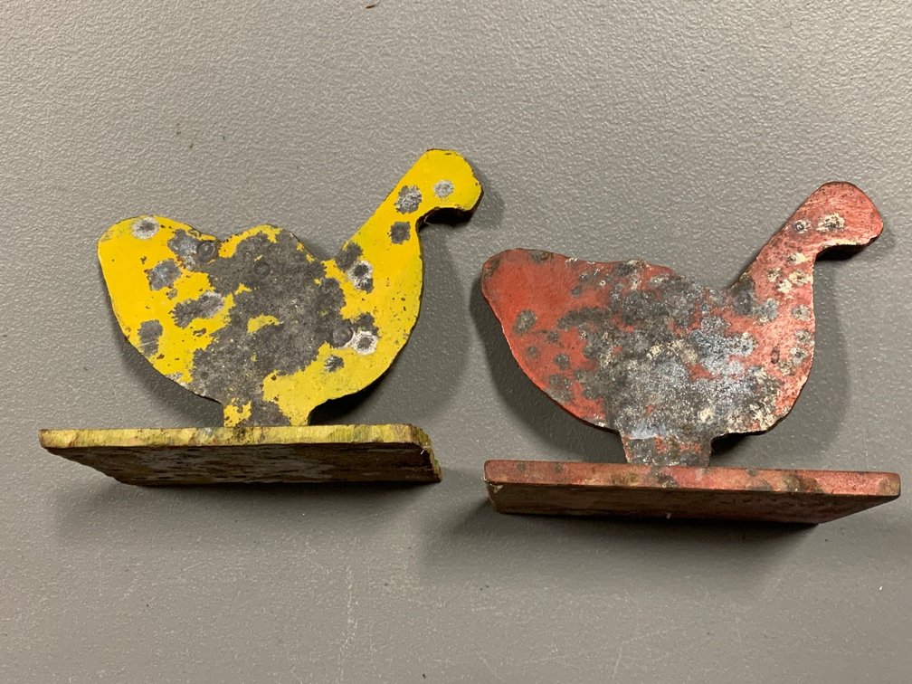 [3372]  Two Steel Silhouette Targets