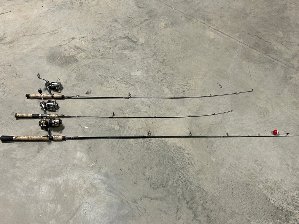 [3436]  Three Rods with Reels