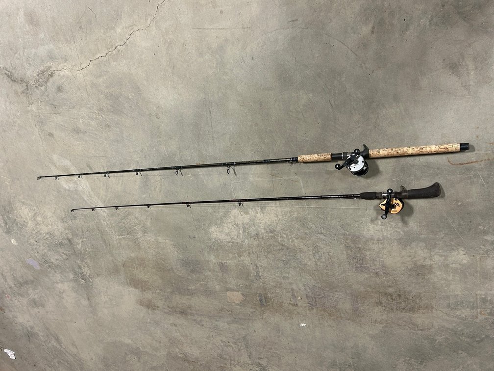 [3441]  Two Rods with Reels