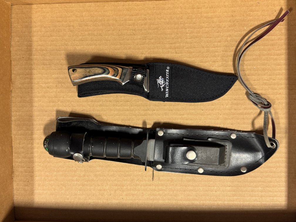[3030]  Winchester Knife and "Rambo" Style Knife