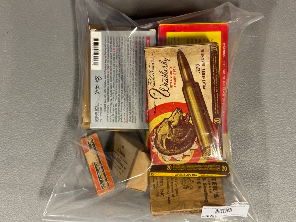 [2431]  Large Lot of Assorted Empty Ammo Boxes and Containers