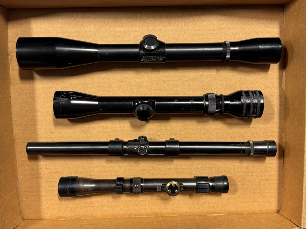 [3177]  Four Rifle Scopes
