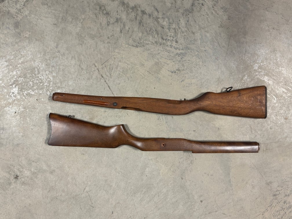 [3273]  Two Wooden Rifle Stocks