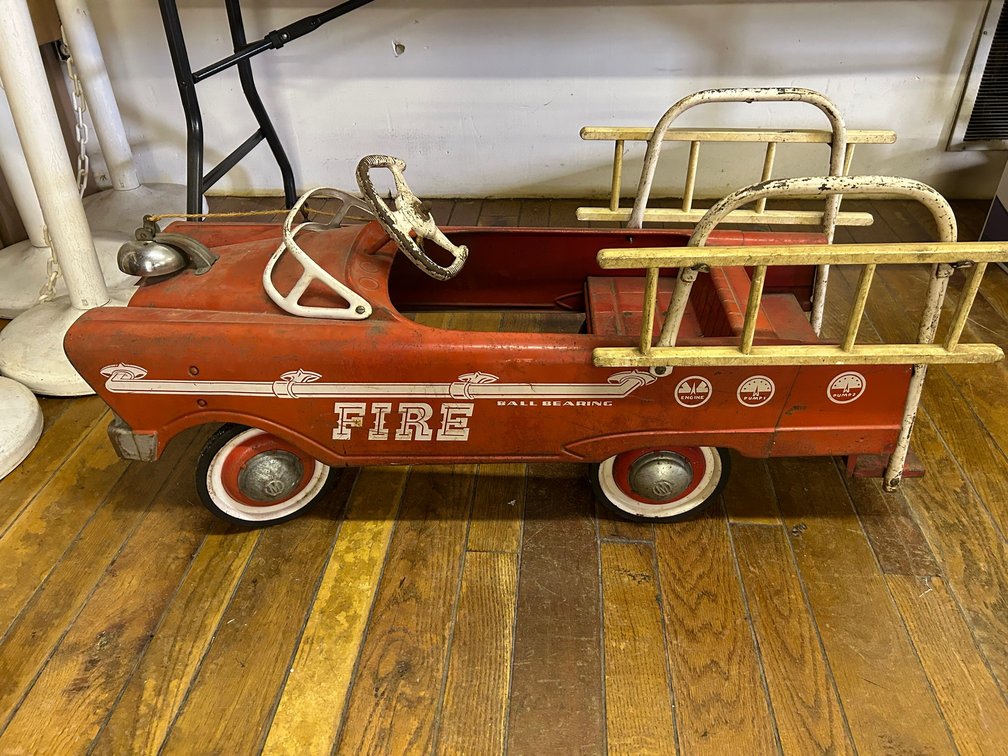 Vintage Fire truck Pedal Car