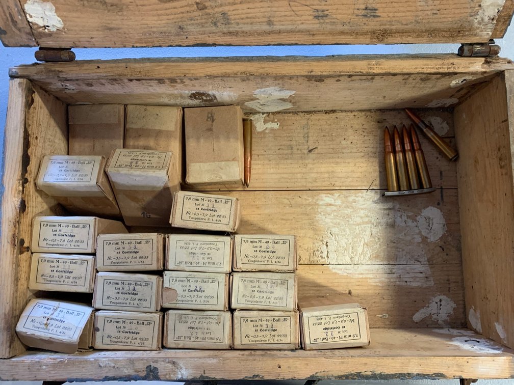 [2206]  Ammo Lot: 7,9mm Ball