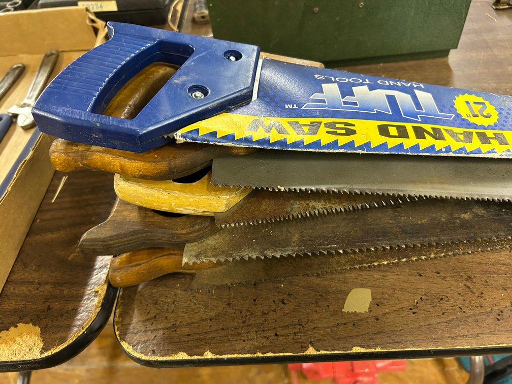 hand Saws, Cross cut, Rip
