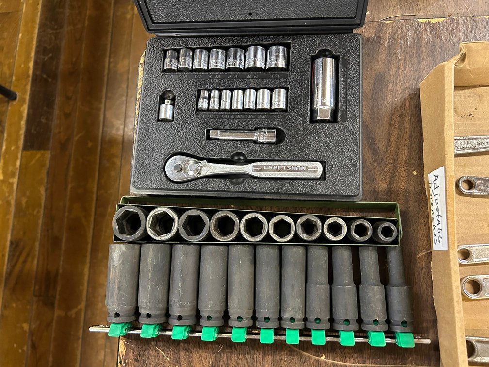 Craftsman Socket Set 3/8 Drive, 1/2 Drive Impact Set Deep and shallow