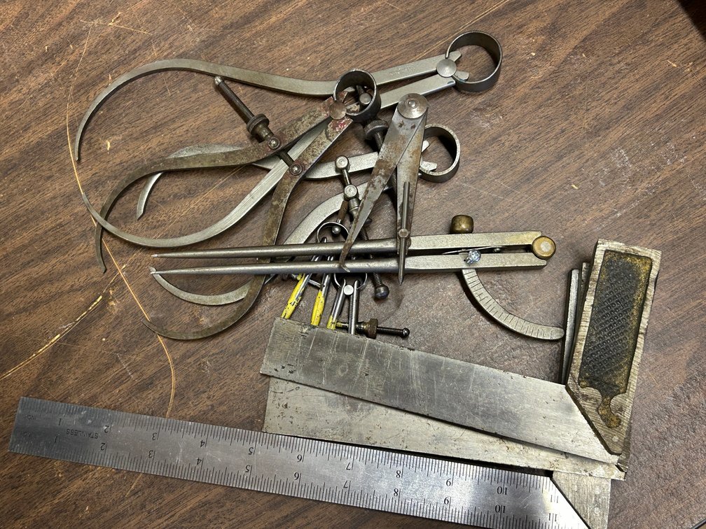 Mechanist Style Squares, Inside Outside Straight Calibers