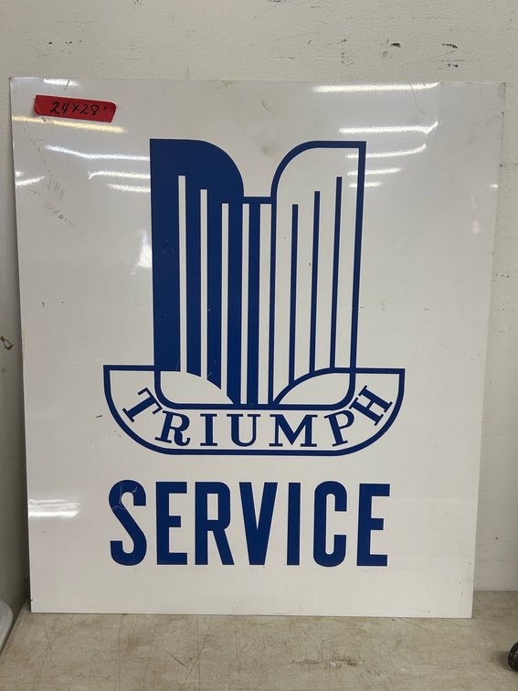 24x28 Tin Triam Service Sign