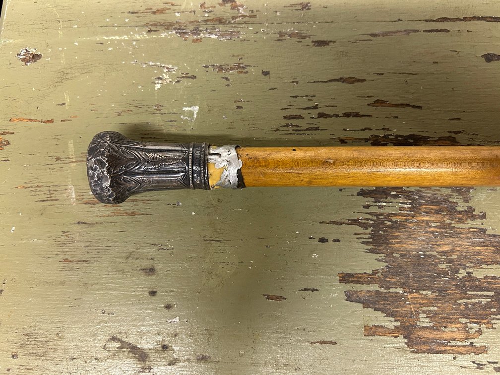 Antique Art Nouveau Handle with Cane