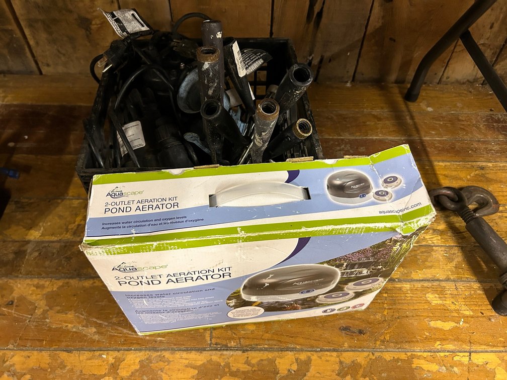 2-Pond Pumps, Roller Handles, Pond Aerator