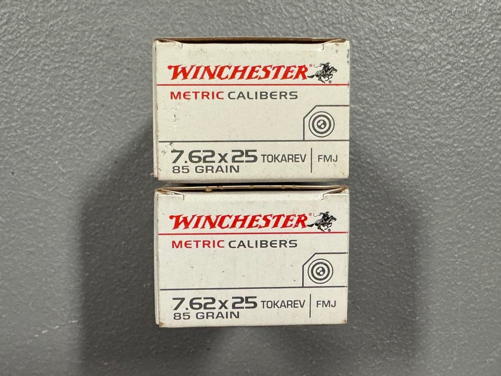 [2198]  Ammo Lot: 7.62x25mm
