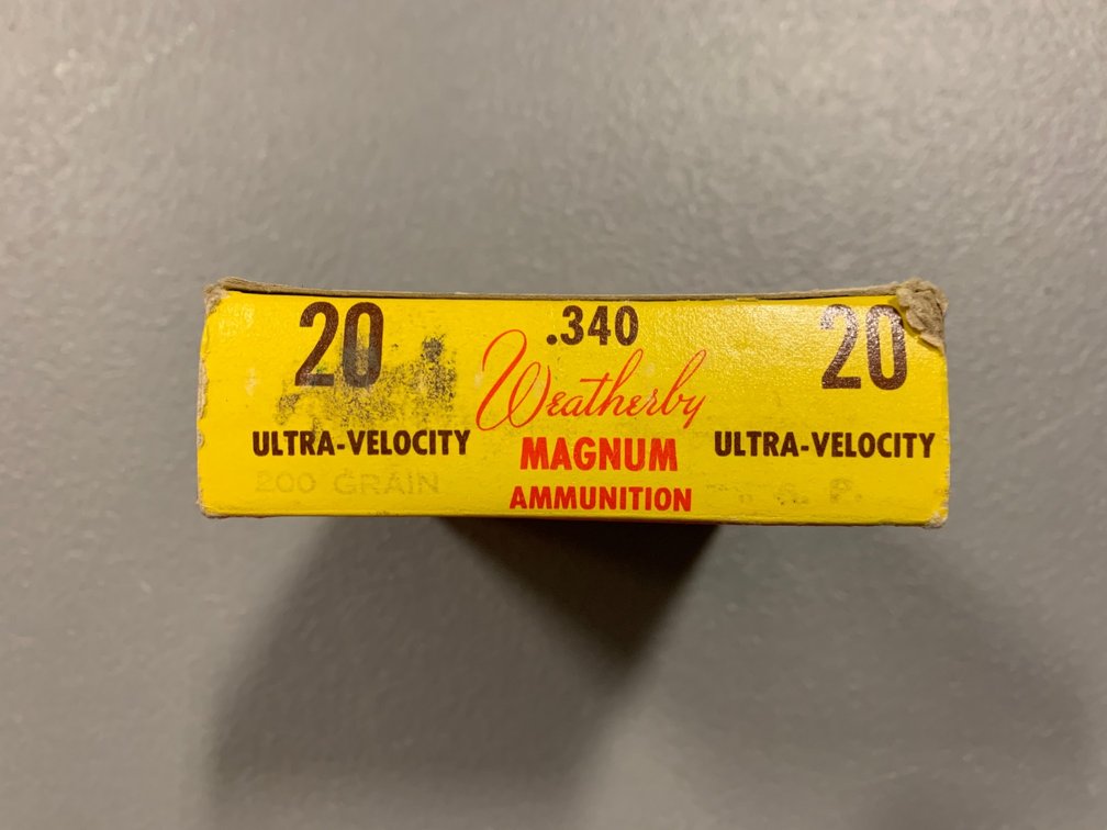 [2147]  Ammo Lot: .340 Wby Mag