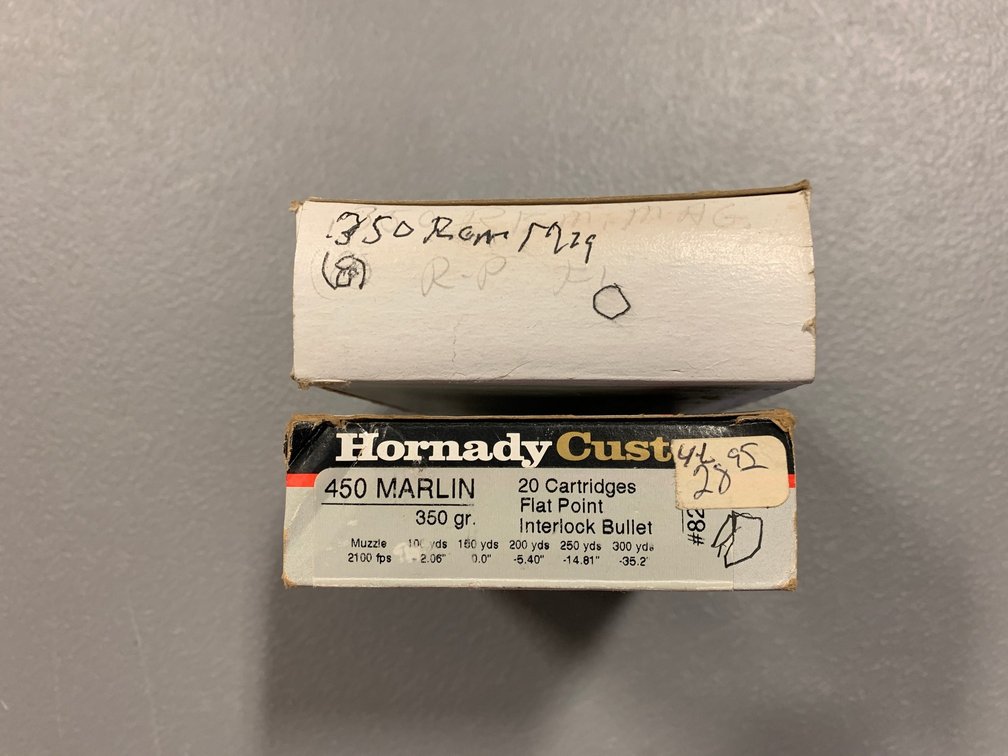 [2150]  Ammo Lot: .350 Rem Mag and .450 Marlin