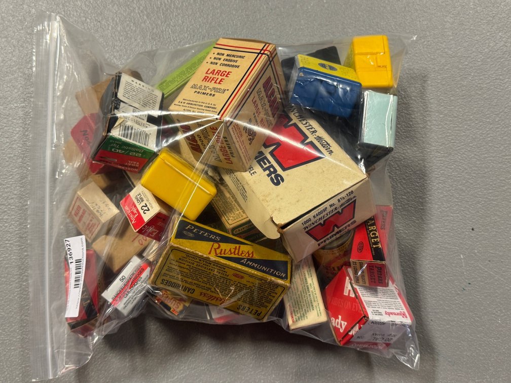 [2427]  Large Lot of Assorted Empty Ammo Boxes and Containers