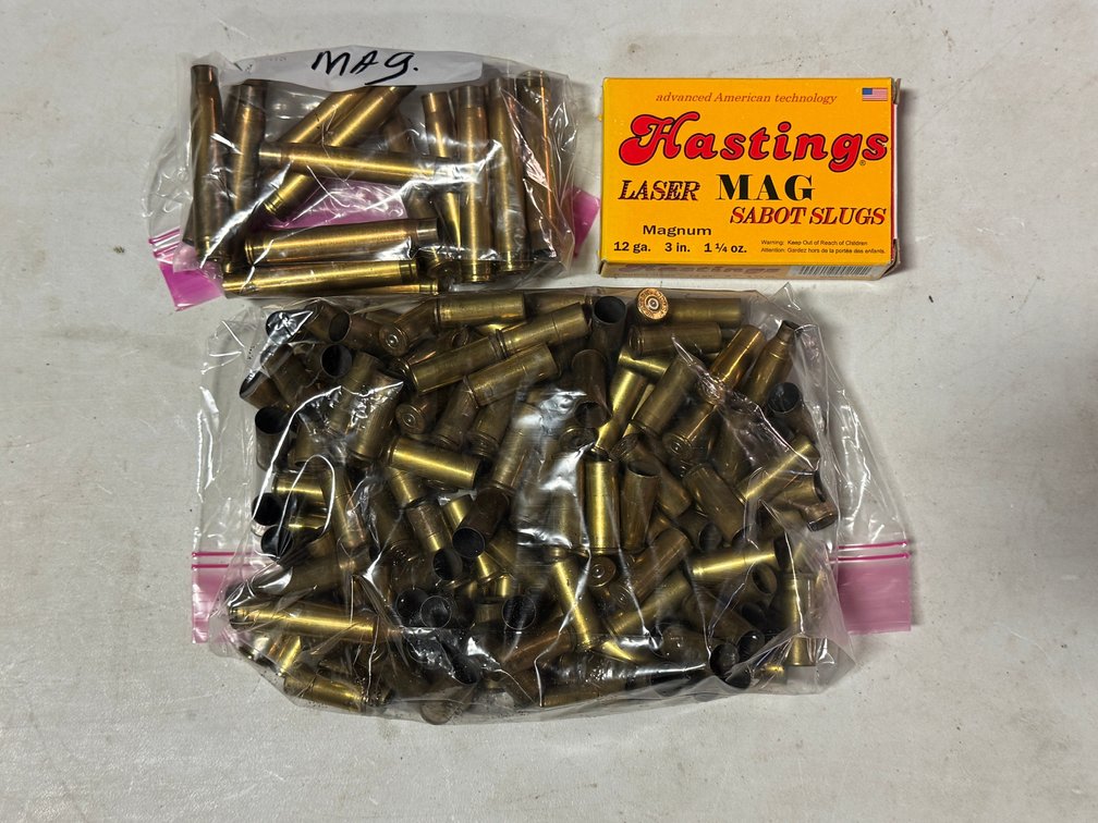 [2310]  Brass Lot: .375 Mag, Mixed Brass