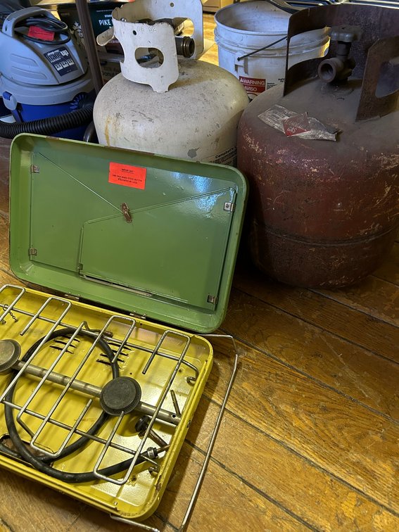 Propane Stove, 2-Propane tanks