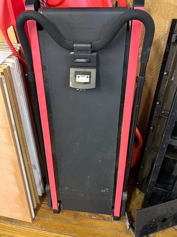 Treadmill with a Built in Cassette Player
