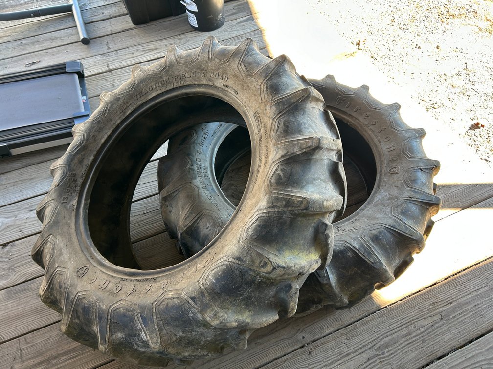2-Used Firestone Tractor Tires