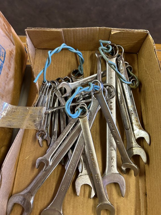 Assorted combination wrenches