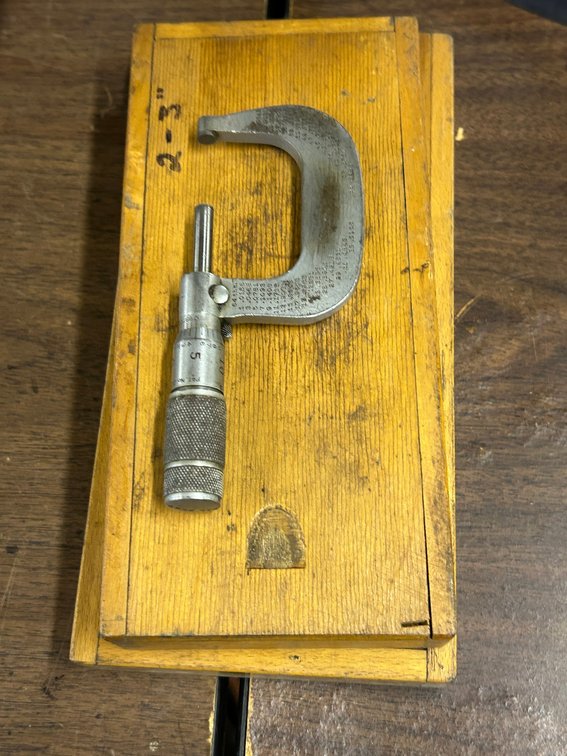 3- outside Micrometers 1-2, 3-4,