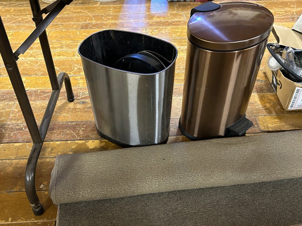 2- Office Trucks, Trash cans