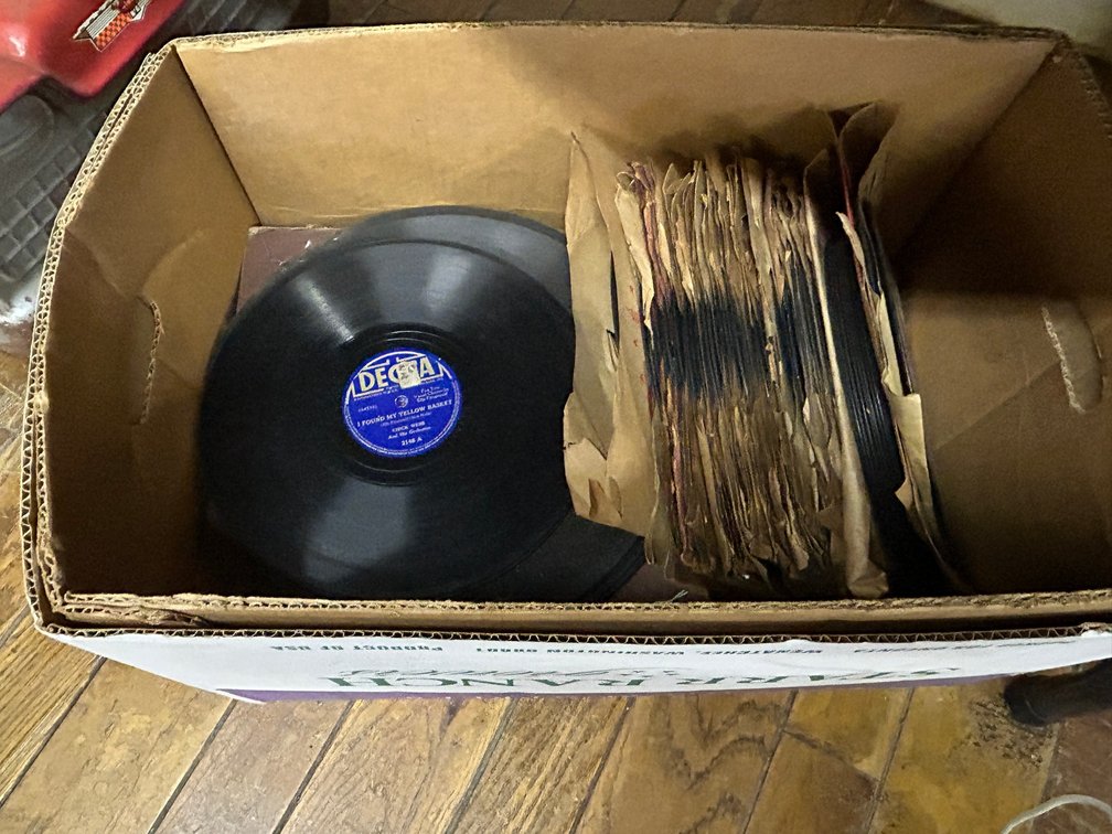 10 inch 78RPM Shellac Records