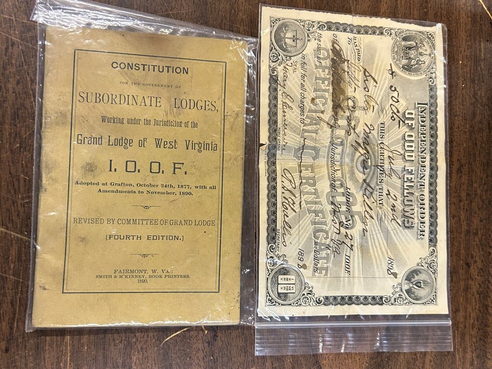 Independent Order of Odd Fellows ephemera