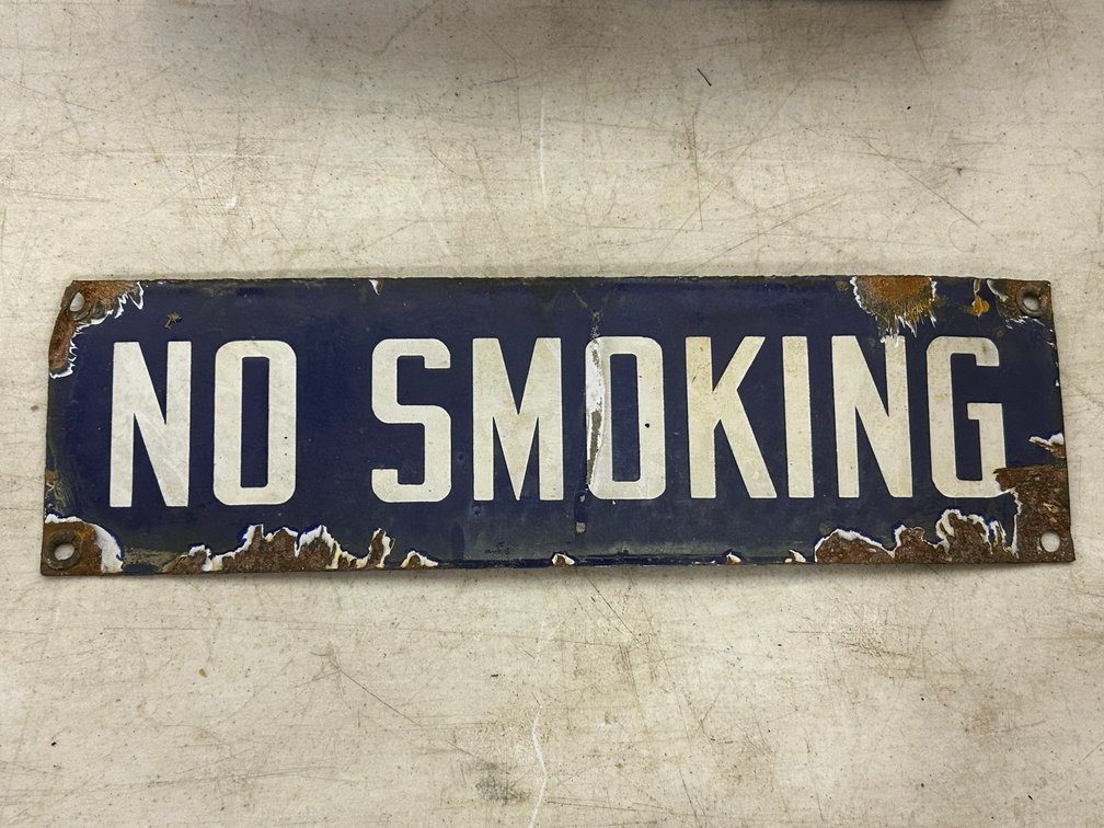 No Smoking sign