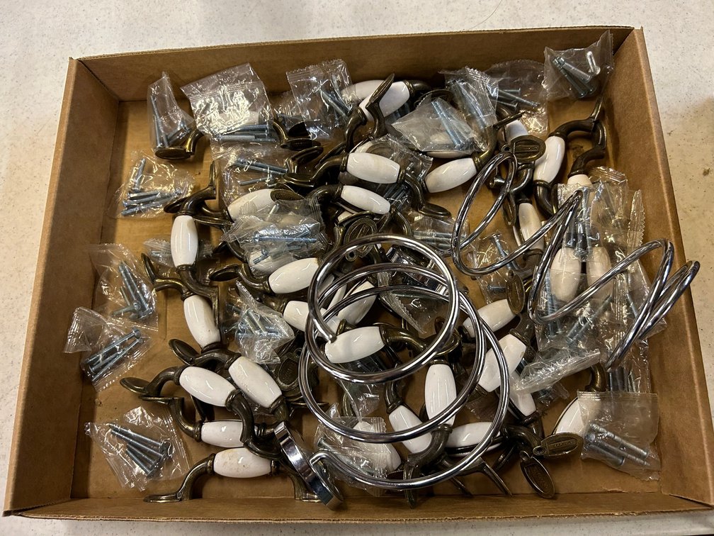 Drawer Pulls, Curtain Tie backs