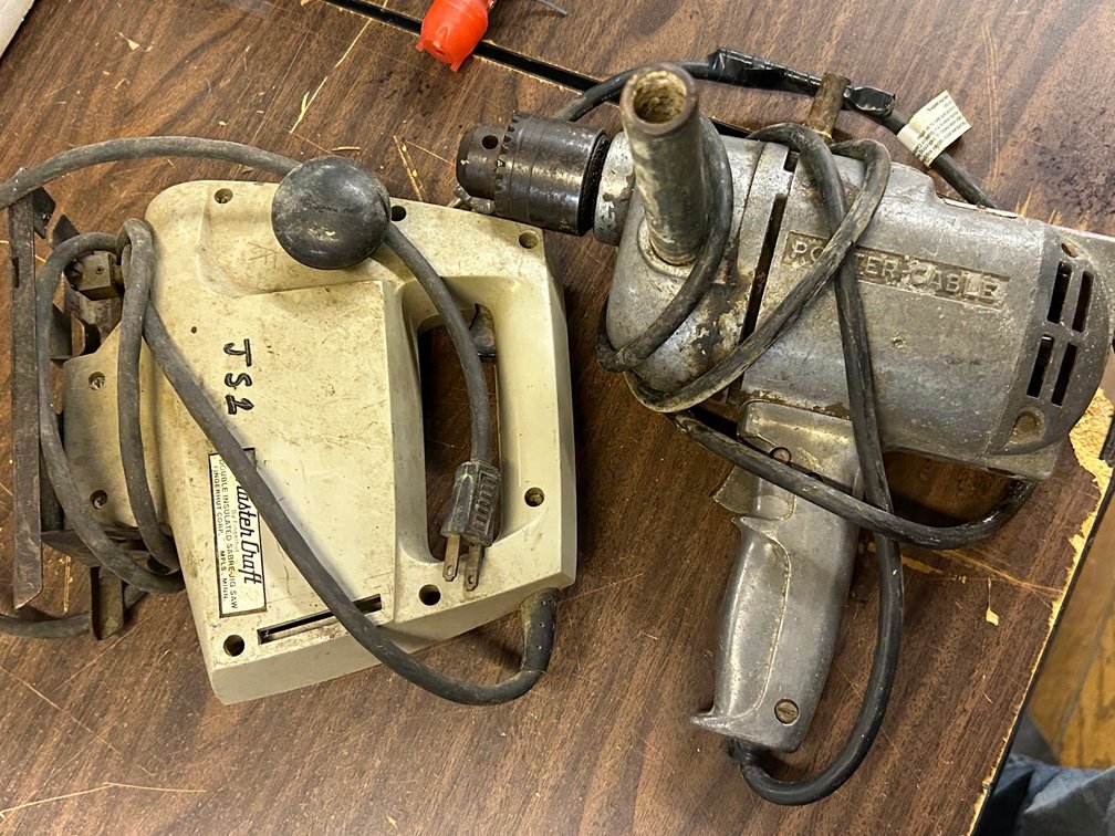 Master Craft Jigsaw, Porta Cable Drill