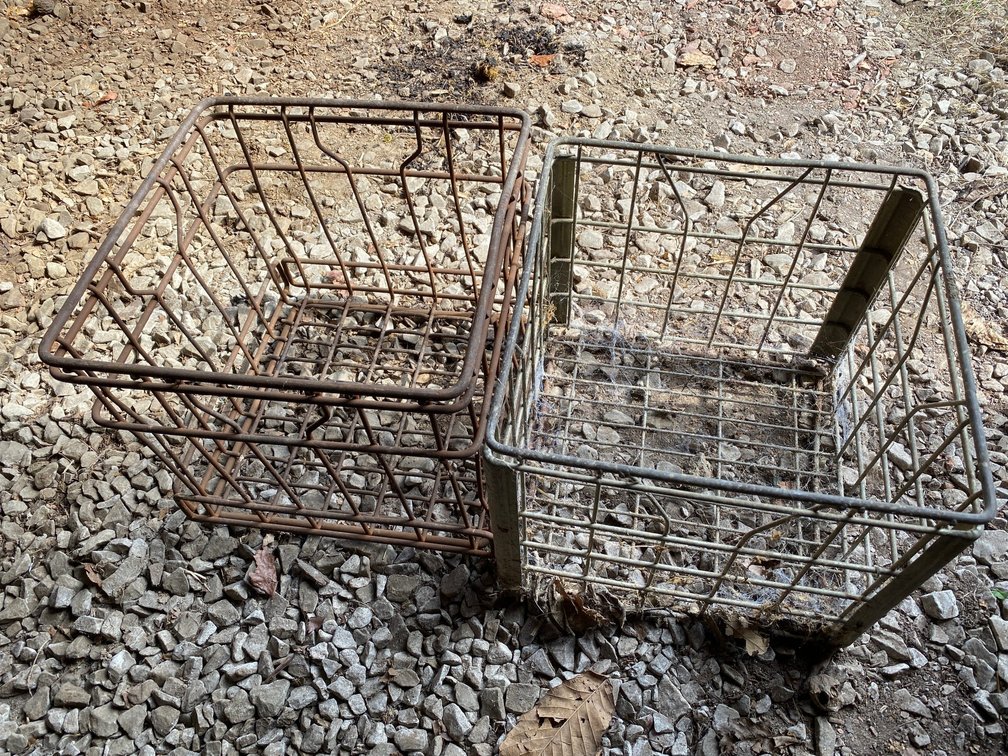 2-Metal Milk Crates