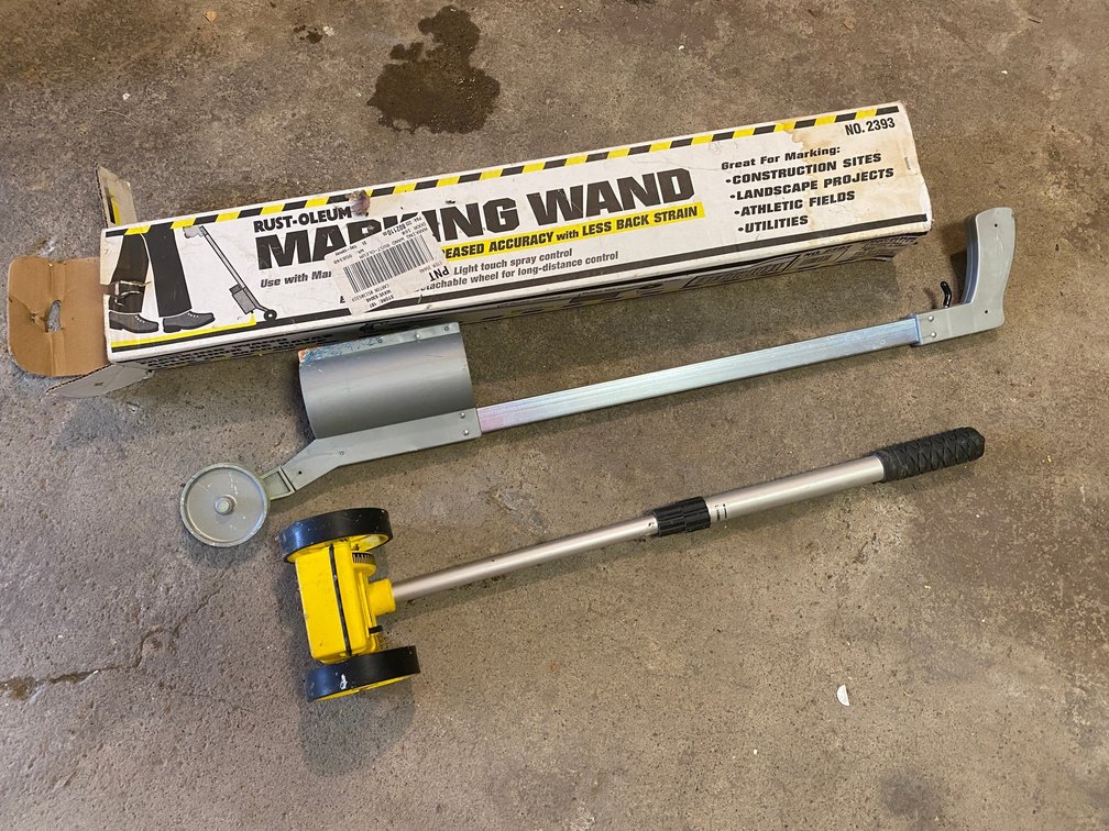 Measuring Wheel, Paint Marking Wand