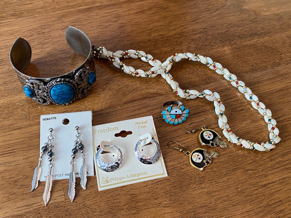 Bracelets, Earrings, Necklace