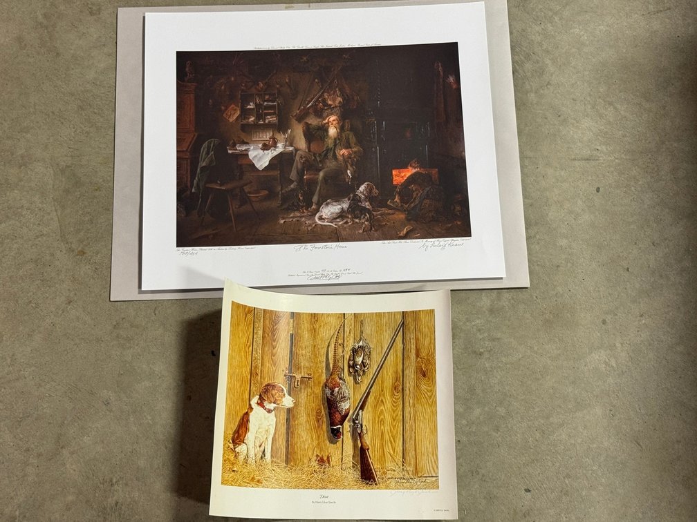 [3470]  Two Signed Prints - Unframed