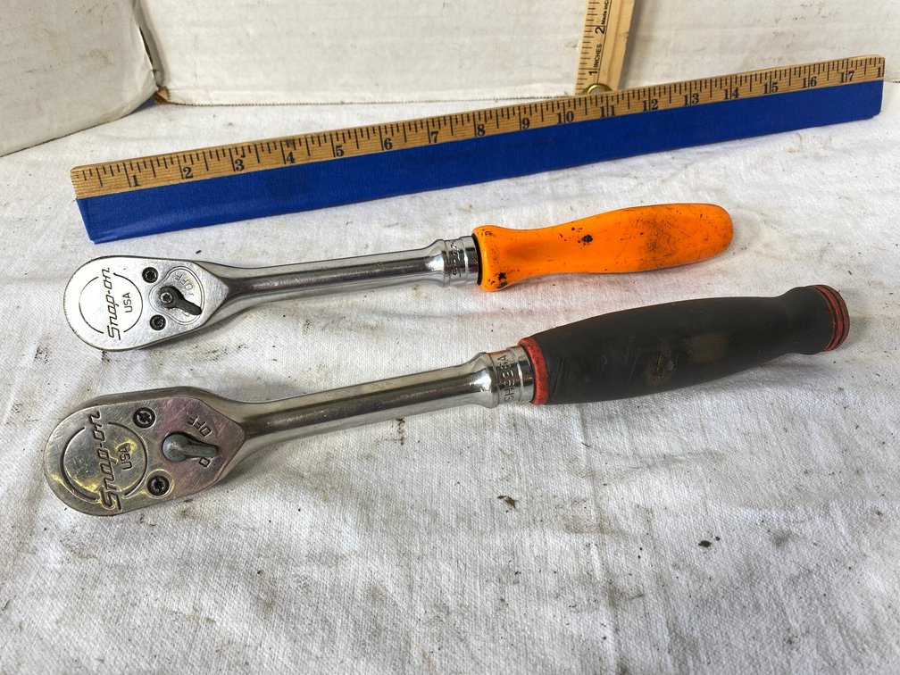 2-Snap On 1/2 inch  Drive Rachets