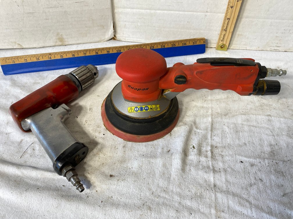 Snap On Air Sander, Snap On Air Powered Drill