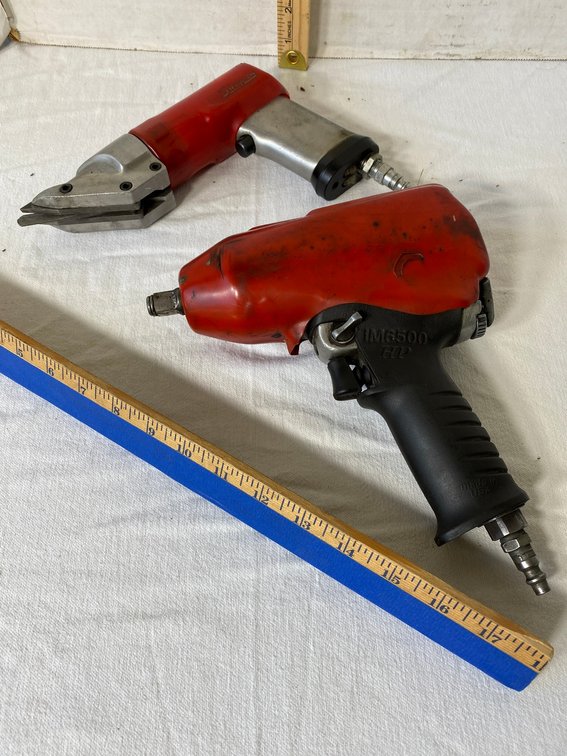 Snap on Air Nibbler, Snap On 1/2 inch Drive Air Racket Model IM 6500HP