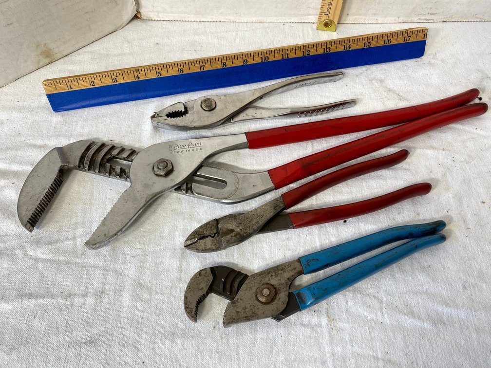 Pliers, Snap On Set, 2-Blue Point Sets, Channel Lock