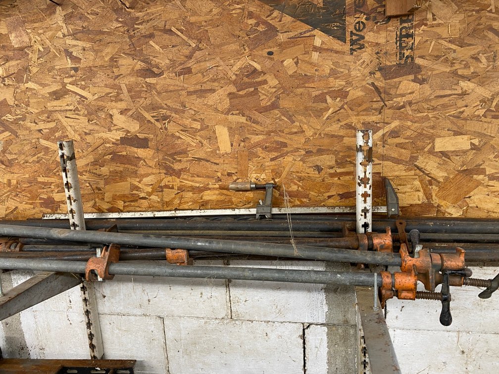 4-Bar clamps with extra Pipes