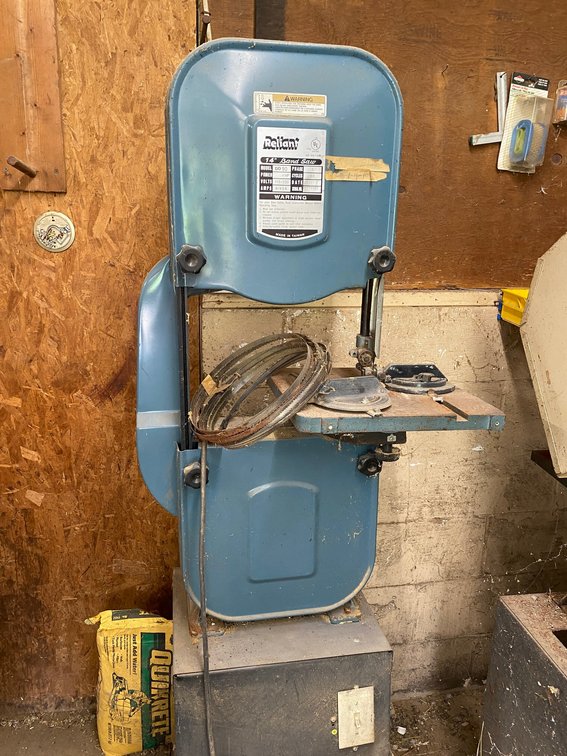 Reliant 14 inch Band Saw-1HP single Phase- on a Stand
