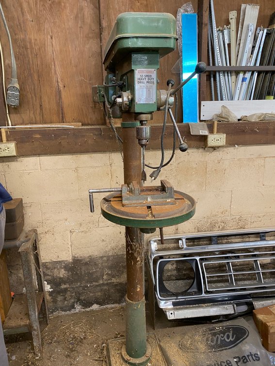 Central Machinery 16 Speed Heavy Duty Drill Press Model # 1058
