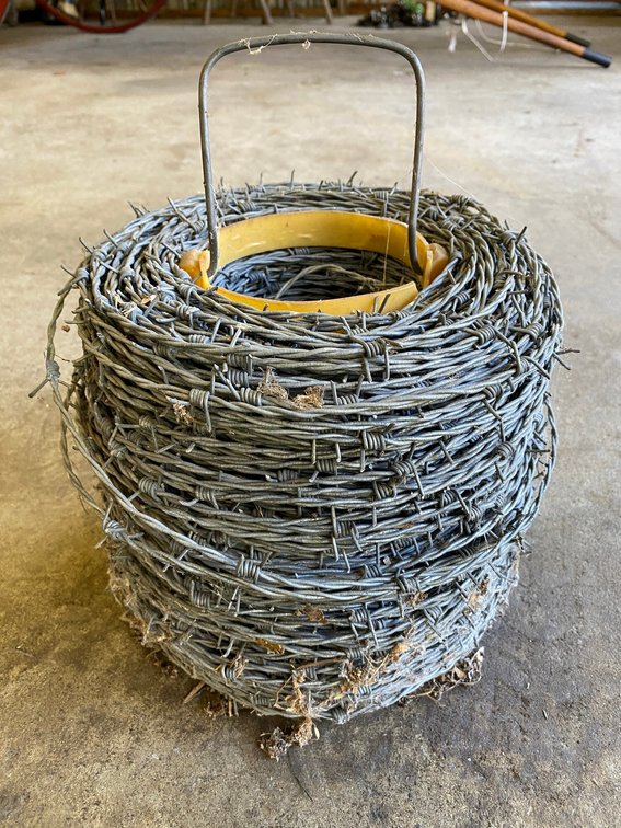 Roll of Barbed Wire