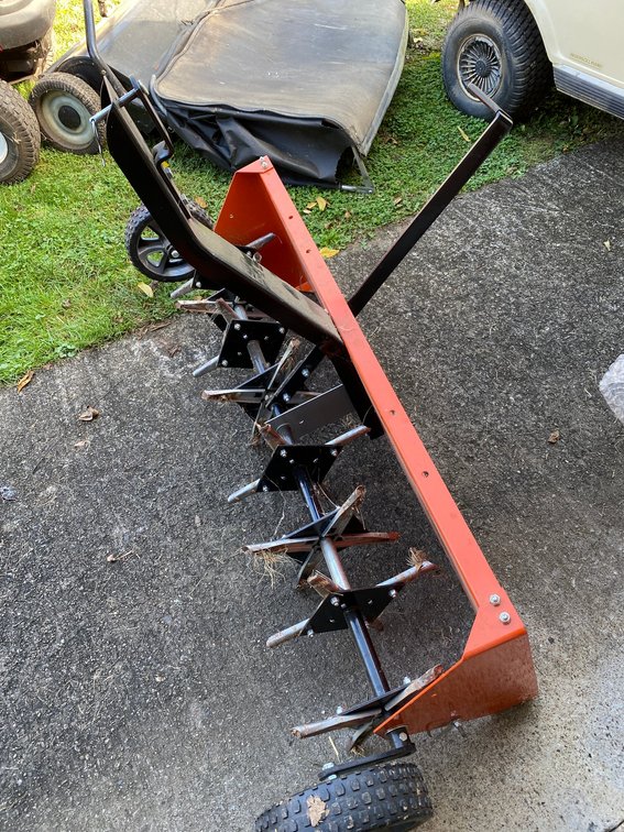 Agri fab Pull Behind Lawn Aerator