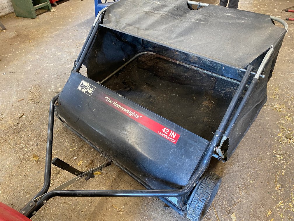 Agri Fab 42 Inch Pull Behind Lawn Sweeper