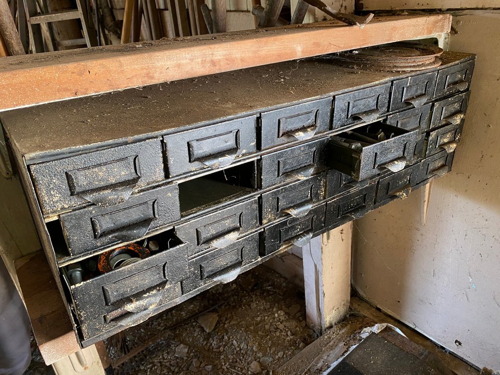 Metal Small Parts Cabinet