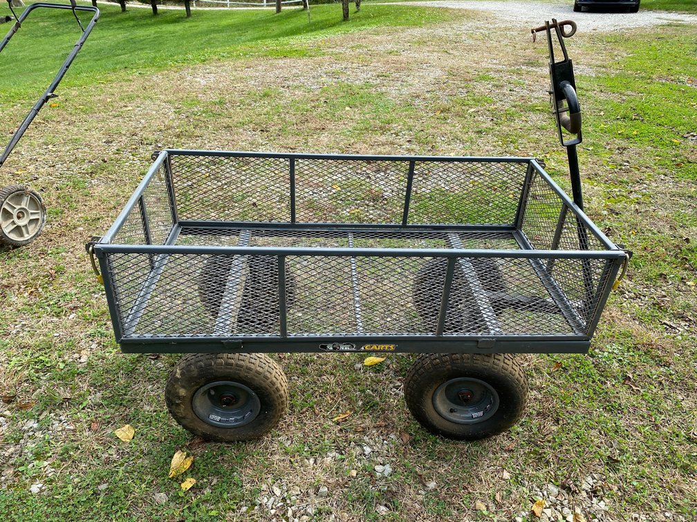 4 Wheeled Cart with Rubber tires