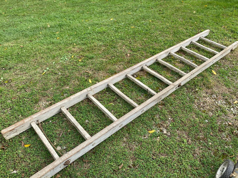 Antique Wooden Ladder